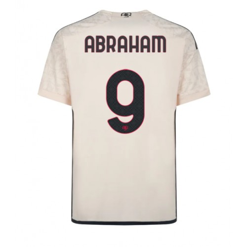 Fotballdrakt Herre AS Roma Tammy Abraham #9 Bortedrakt 2023-24 Kortermet